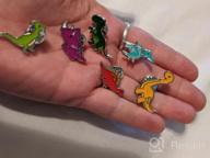img 1 attached to Dazzling Set of 6 Colorful Dinosaur Enamel Pins - Ideal Brooches for Clothing, Bags, Backpacks, Jackets, Hat - Perfect for DIY Crafts review by Lindsey Lewis