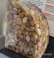 картинка 1 прикреплена к отзыву Heavy Natural Stone Pebble Bookends For Decorative Shelves - Keep Books Neatly In Place от Shane Wallace