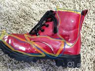 картинка 1 прикреплена к отзыву 👟 Прочные и водонепроницаемые ботинки на шнуровке для активных мальчиков-младенцев - DADAWEN от Ryan Whatley