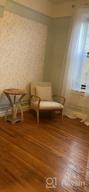 картинка 1 прикреплена к отзыву Современное акцентное кресло середины века с подушкой, 28,3 дюйма, мягкая льняная ткань, деревянный каркас, гостиная, спальня, балкон, стулья для чтения, 28,3 дюйма от Polo Acri