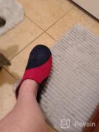 img 1 attached to Men'S Memory Foam Slipper With Baseball Stitch Design By RockDove review by Brian Malith