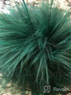img 1 attached to Furry Fashion: Elevate Your Style With Fosrion 6.3" Diameter Raccoon Fur Pom Ball For Shoes, Boots, Hats, And Handbag Charms! review by Jenny Washington