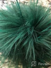 img 6 attached to Furry Fashion: Elevate Your Style With Fosrion 6.3" Diameter Raccoon Fur Pom Ball For Shoes, Boots, Hats, And Handbag Charms!