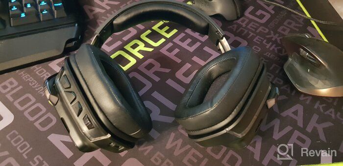 img 2 attached to Immersive Gaming Audio: Logitech G935 Wireless DTS:X 7.1 Surround Sound LIGHTSYNC RGB Headset - Black/Blue review by Haissam Abo Fahd ᠌