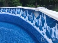 img 1 attached to Upgrade Your Steel Above-Ground Pool With Smartline Sunlight 27-Foot Round Liner: 20 Gauge Virgin Vinyl, Overlap Style, Up To 54-Inch Wall Height review by Gotdat Burton