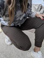 img 1 attached to High Waisted Yoga Joggers With Pockets For Women - Perfect For Running, Lounging And Fitness - AJISAI review by Born Bowman
