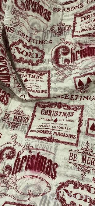 img 1 attached to BrylaneHome Vintage Christmas 4 Piece Quilt Set - Full/Queen, Ivory Red Beige review by Jessica Erwin