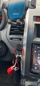 img 8 attached to Организуйте свой автомобиль с помощью многоцелевой вешалки для приборной панели Randconcept - идеально подходит для масок, ключей, кабелей и многого другого (4 упаковки)