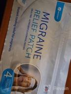 img 1 attached to Medagel Migraine Relief Patch: Cooling Hydrogel Patches For Headache, Fever & Hormone Relief - Pack Of 4 Patches - Made In USA review by Kobby Cagle