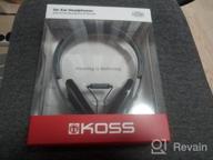 img 1 attached to 🎧 Koss KPH30iK On-Ear Headphones with In-Line Microphone, Touch Remote Control, D-Profile Design | Dark Grey and Black | Wired 3.5mm Plug review by DaHee Cheon ᠌