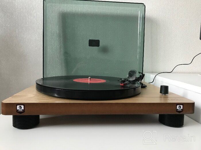 img 1 attached to 🎶 Discover the Enchanting Melodies on Lenco LS-50 Vinyl Player in Light Wood Finish review by Anand ᠌
