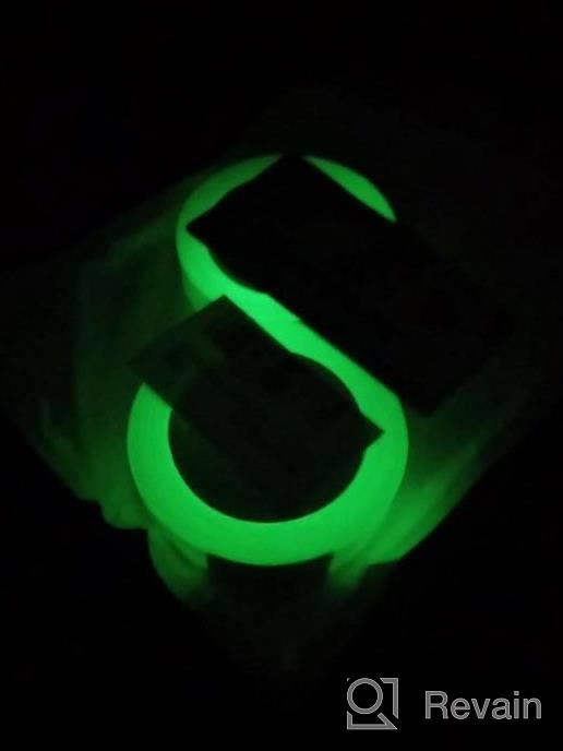 img 1 attached to Stay Safe At Night With DUOFIRE Glow In The Dark Tape - 3 Rolls, Removable & Waterproof, High Luminance Photoluminescent Safety Tape review by Kaylon Mackey