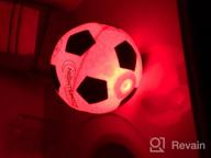 картинка 1 прикреплена к отзыву Official Size 5 LED Soccer Ball With Bright LEDs - Nightmatch Light Up Glow In The Dark Waterproof Extra Pump And Batteries Included от Darren Munajj