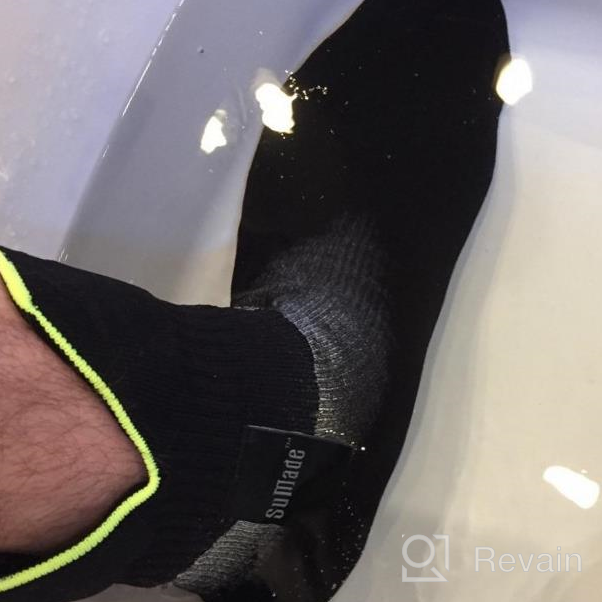img 1 attached to Unisex Waterproof Socks For Hiking & Kayaking - SuMade Ultra Thin Crew Ankle 1 Pair review by Brent Rosecrans