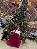 картинка 1 прикреплена к отзыву Детское кружевное платье для рождественского бала 👗 с длинными рукавами - платье для цветочной девочки. от Dana Franklin