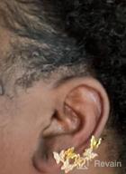 картинка 1 прикреплена к отзыву Gold Vercret CZ Ear Cuff Earrings For Women - Adjustable Non-Piercing Cartilage Ear Clip Wrap-Around Accessory For Girls от Everette Jean