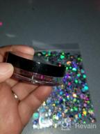 img 1 attached to 10G Chunky Glitter Set - Mermaid Dreams Holographic Face, Hair, Eye, And Body Glitter For Women. Perfect For Raves, Festivals, And Cosmetic Makeup. Loose Glitter With Stunning Shimmer And Shine. review by Edward Gordon