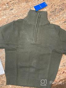 img 5 attached to Gioberti Boy's Knitted Half Zip 100% Cotton Sweater: Stylish and Comfortable Layering Essential