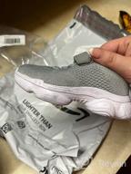 img 1 attached to MURDESOT Boys' Toddler Athletic Running Sneakers review by Trey Crosland