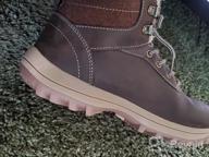 img 1 attached to Winter Ready: Unisex Hiking Boots With Non-Slip Sole, Water Resistance, & Soft Lining review by George Evans