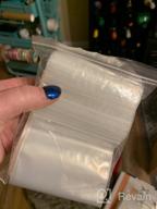 img 1 attached to 200 Count 3X3 Clear Reclosable Zip Poly Bags - 2 Mil 3.2" X 3.2" For Medicine, Jewelry, Electronics & More review by Bobby Diaz