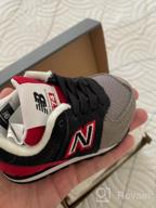 img 1 attached to 👟 Comfortable Lace Up Sneaker Natural Boys' Shoes and Sneakers by New Balance review by Charles Alfian