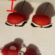 img 1 attached to Adorable Handmade Polymer Clay 3D Dinosaur Stud Earrings Set – Perfect Women's Christmas Gifts! review by Samantha Stevens