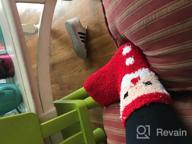 img 1 attached to Winter Warm Plush Slipper Socks - Fuzzy Crew Socks With 3D Animals, Fluffy And Cozy For Christmas, Women'S Footwear Optimal For Cold Days review by Brian Motley