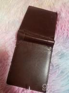 img 1 attached to Genuine Leather Bifold Wallet with RFID Blocking review by Kyle Deel