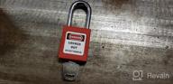 img 1 attached to 10-Pack TRADESAFE Red Lockout Tagout Locks Keyed Differently For Enhanced Safety, Lock Out Tag Out Padlock Set With 1 Key Per Lock review by Jim Velasco