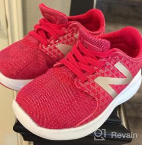 img 4 attached to 👟 Sparkling New Balance Running Shoes for Toddler Girls