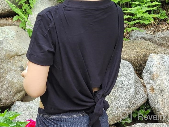 img 1 attached to 👚 QianSiLi Premium Children's Girls' Shirts: Stylish Sleeves Clothing for Tops, Tees & Blouses review by Stephanie Elliott