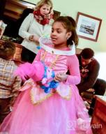 img 1 attached to Sleeping Beauty Princess Party Dress For Girls Ages 3-10 By DreamHigh review by Jeff Strutz