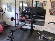 img 1 attached to Maximize Your Home Gym With CDCASA'S Adjustable Power Squat Rack Cage And Multi-Function Power Tower review by Tommy Woods