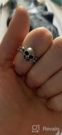 img 1 attached to Stainless Steel Skull Biker Ring review by Prince Burr