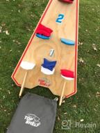 img 1 attached to Vertical Cornhole Game With A Twist: GoSports Top Shelf Toss - Includes Tote Bag And Bean Bags review by Brian Barnes