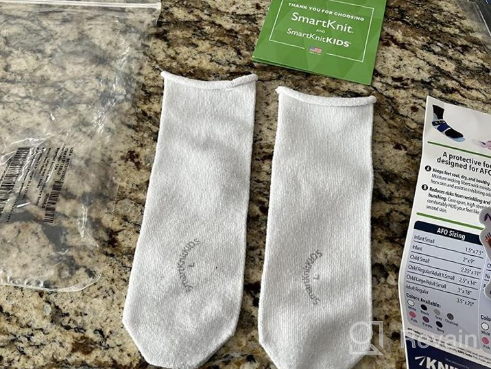 img 1 attached to 🧦 SmartKnit Kids Seamless SMO Interface Socks: Revolutionizing Comfort and Support for Children review by Martin Masaniai