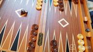img 1 attached to Premium Wooden Backgammon Set - Classic Board Game For Kids And Adults, With Foldable Design And Strategic Gameplay - Introducing The Woodronic 17 review by Adam Clemons