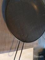 img 1 attached to 11.8" Stainless Steel Grease Splatter Guard Screen For Frying Pan With Resting Feet, Comfort Grip Handle And Safe Cooking Lid - Keeps Kitchen Clean review by Levi Stewart