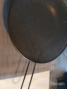 img 7 attached to 11.8" Stainless Steel Grease Splatter Guard Screen For Frying Pan With Resting Feet, Comfort Grip Handle And Safe Cooking Lid - Keeps Kitchen Clean