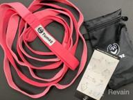 img 1 attached to Tumaz 10-Loop Stretching Strap: Non-Elastic Yoga Strap For Flexibility And Physical Therapy At Home review by Malik Berry