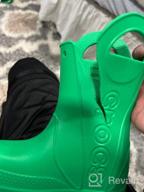 img 1 attached to 👞 Crocs Kids Handle Rain Boots: Boys' Shoes, Perfect for Outdoor Activities review by Jemar Lorenzo