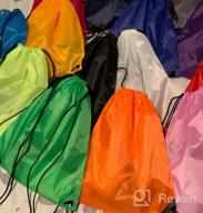 img 1 attached to Get Organized With GoodtoU Drawstring Bags! A Bulk Set Of 40 Durable Nylon String Bags In 20 Eye-Catching Colors For Gym, Kids, And More! review by Joshua Gaines