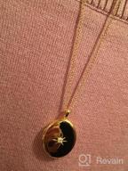 img 1 attached to Personalized Solid Gold And Gold-Plated Oval Locket Necklace With Picture Holder - Choose From Sunflower Or Starburst Design - SOULMEET 10K, 14K, 18K - Perfect Gift review by Jeff Richardson
