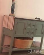 картинка 1 прикреплена к отзыву P PURLOVE Console Table Buffet Sideboard Sofa Table With Four Storage Drawers Two Cabinets And Bottom Shelf (Espresso) от James Chandran