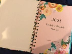 img 5 attached to 2021-2022 Academic Planner - 6.4" X 8.5", Floral Hardcover, Golden Binding, Coated Tabs & Inner Pocket.