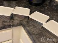 img 1 attached to 4-Pack Clear Fridge Organizer Bins With Lids For Food Storage - MDHAND Stackable And BPA-Free Refrigerator Organizer And Storage Containers review by John Ramsey