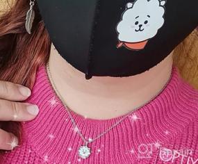 img 6 attached to 🎵 Stylish Kpop BTS Necklace: Perfect Bangtan Boys Jimin JIN JK JHOPE SUGA V RM Merchandise for Army Gift