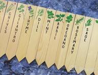 img 1 attached to 12-Pack Re-Usable Wooden Plant Labels - Perfect For Indoor/Outdoor Kitchen Herbs Garden Gifts review by Liz Taylor