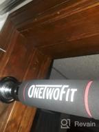 img 1 attached to OneTwoFit Adjustable Doorway Pull Up Bar, 25.6-33.5 Inches Length Home Gym Exercise Chin Up Bar HK664 review by Larry Cho